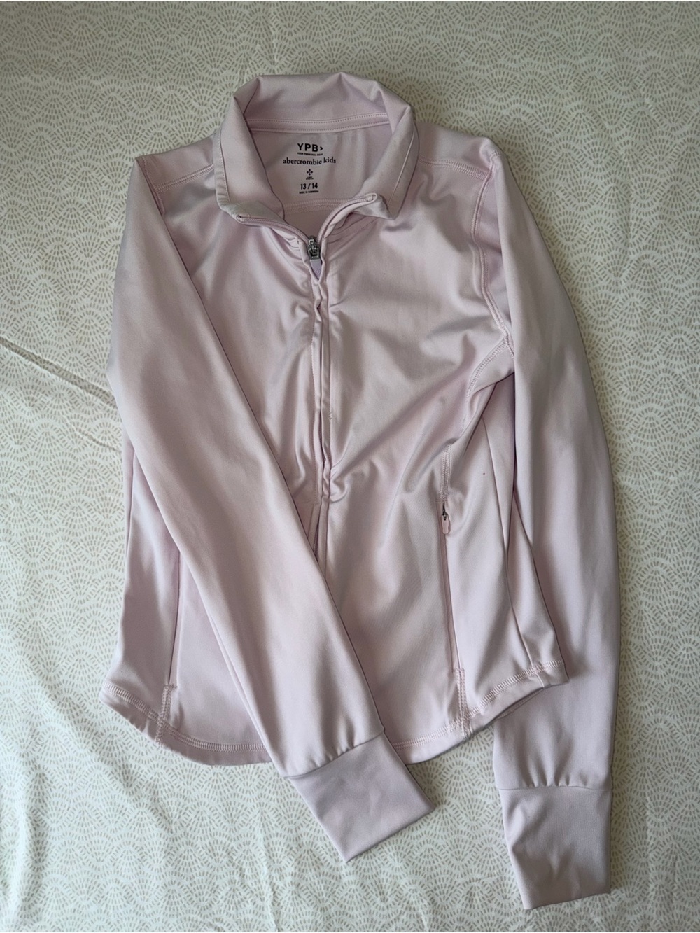 Abercrombie & Fitch Kids Light Pink Zip-Up Jacket